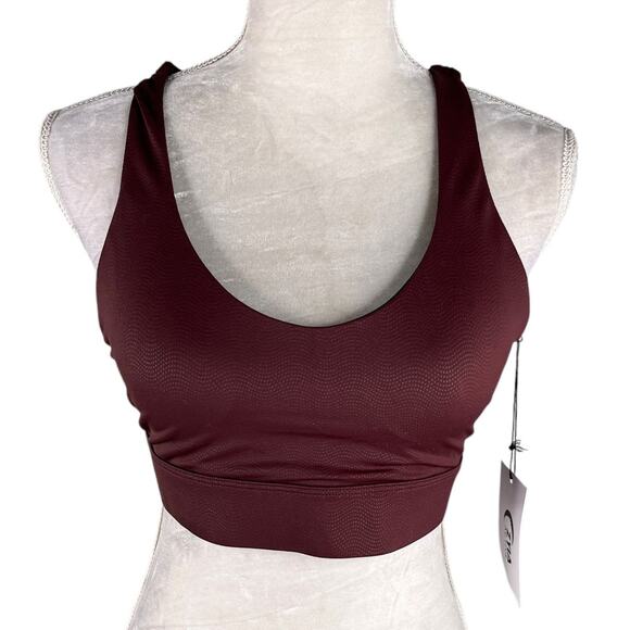 Zyia Active Fig Vibration Light N Tight Strappy Bra XXL New - Picture 1 of 11